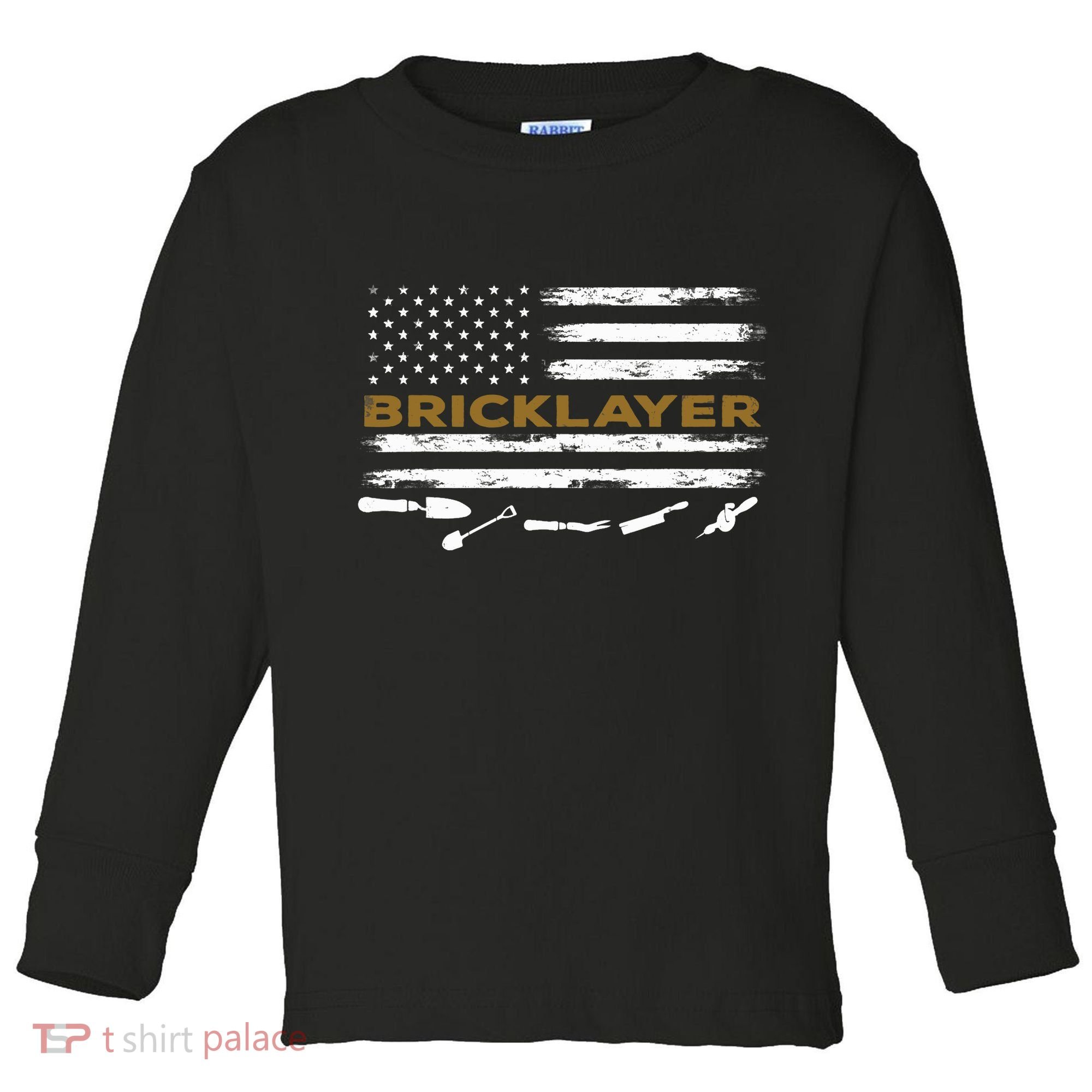 Brick Mason Funny Quote Bricklayer Masonry Construction US Toddler Long Sleeve Shirt