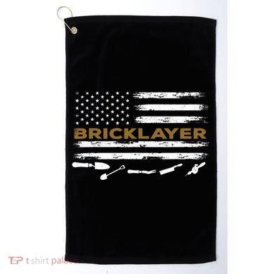 Brick Mason Funny Quote Bricklayer Masonry Construction US Golf Towel