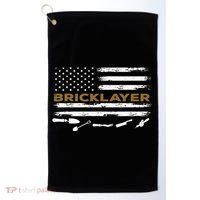 Brick Mason Funny Quote Bricklayer Masonry Construction US Golf Towel thumb 0