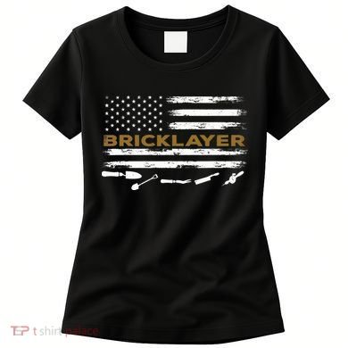 Brick Mason Funny Quote Bricklayer Masonry Construction US Women's T-Shirt