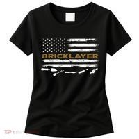 Brick Mason Funny Quote Bricklayer Masonry Construction US Women's T-Shirt thumb 0