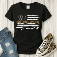 Brick Mason Funny Quote Bricklayer Masonry Construction US Women's T-Shirt thumb 3