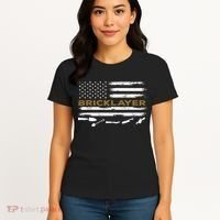 Brick Mason Funny Quote Bricklayer Masonry Construction US Women's T-Shirt thumb 4