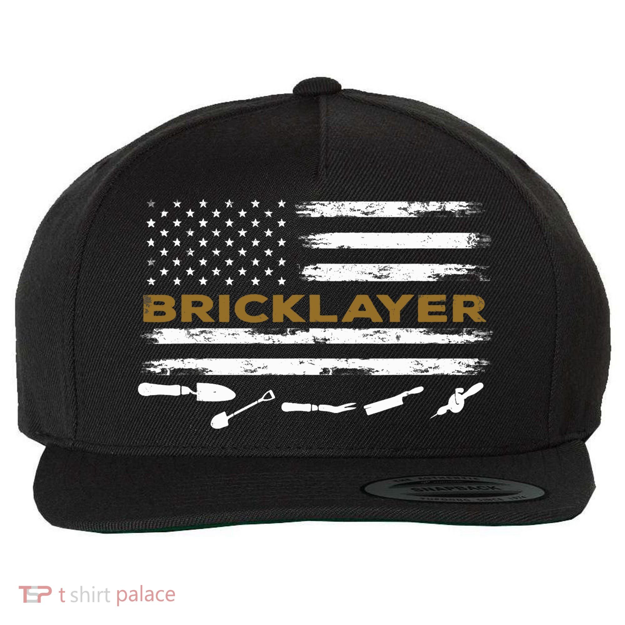 Brick Mason Funny Quote Bricklayer Masonry Construction US Wool Snapback Cap
