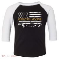 Brick Mason Funny Quote Bricklayer Masonry Construction US Toddler Fine Jersey T-Shirt thumb 0