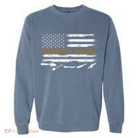Brick Mason Funny Quote Bricklayer Masonry Construction US Garment-Dyed Sweatshirt thumb 0