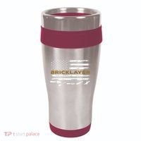 Brick Mason Funny Quote Bricklayer Masonry Construction US 16oz Travel Tumbler thumb 0