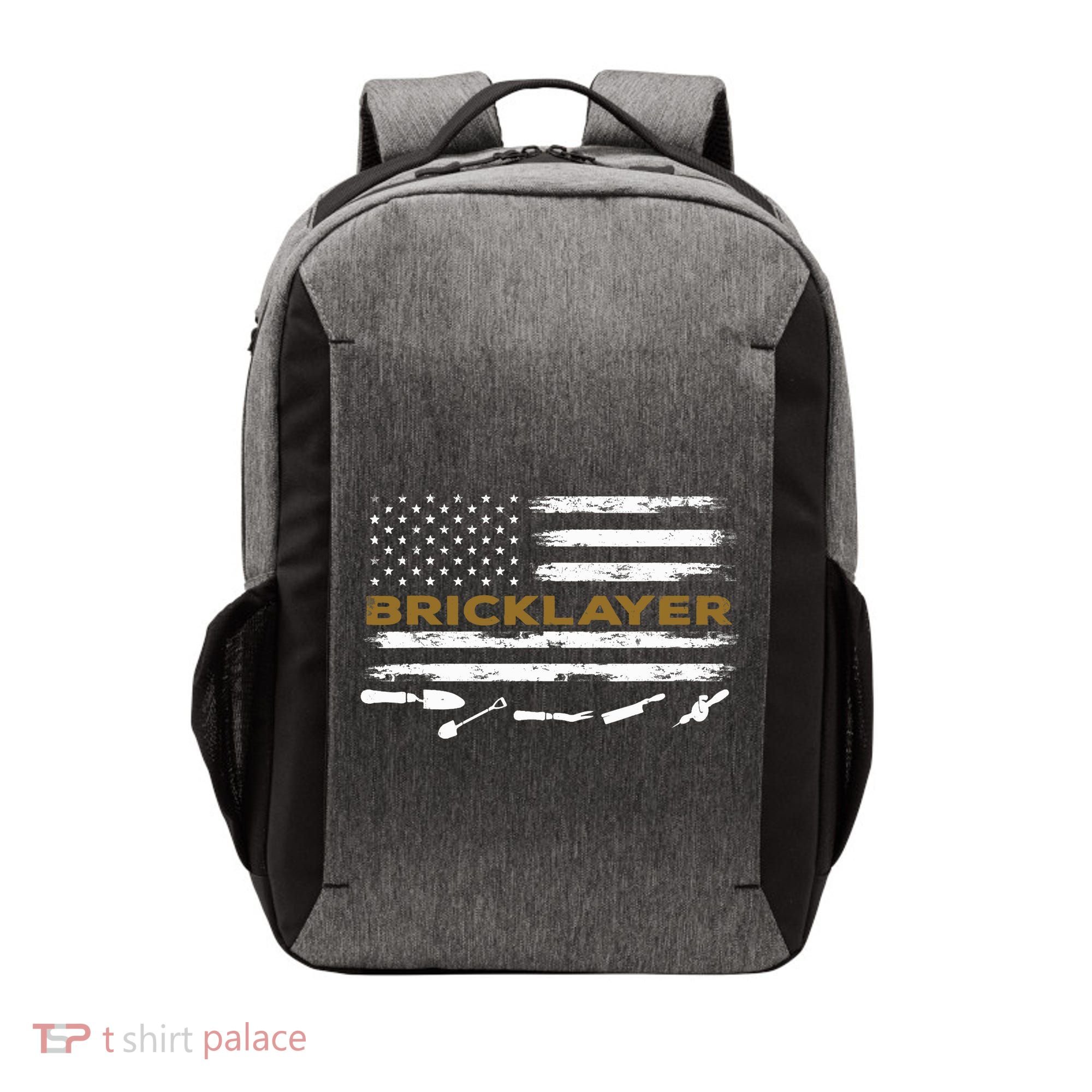 Brick Mason Funny Quote Bricklayer Masonry Construction US Vector Backpack