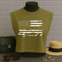 Brick Mason Funny Quote Bricklayer Masonry Construction US Garment-Dyed Women's Muscle Tee thumb 3