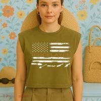 Brick Mason Funny Quote Bricklayer Masonry Construction US Garment-Dyed Women's Muscle Tee thumb 4