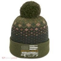 Brick Mason Funny Quote Bricklayer Masonry Construction US The Baniff Cuffed Pom Beanie thumb 0