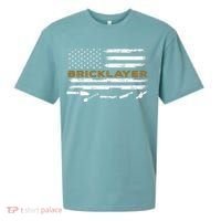 Brick Mason Funny Quote Bricklayer Masonry Construction US Sueded Cloud Jersey T-Shirt thumb 0