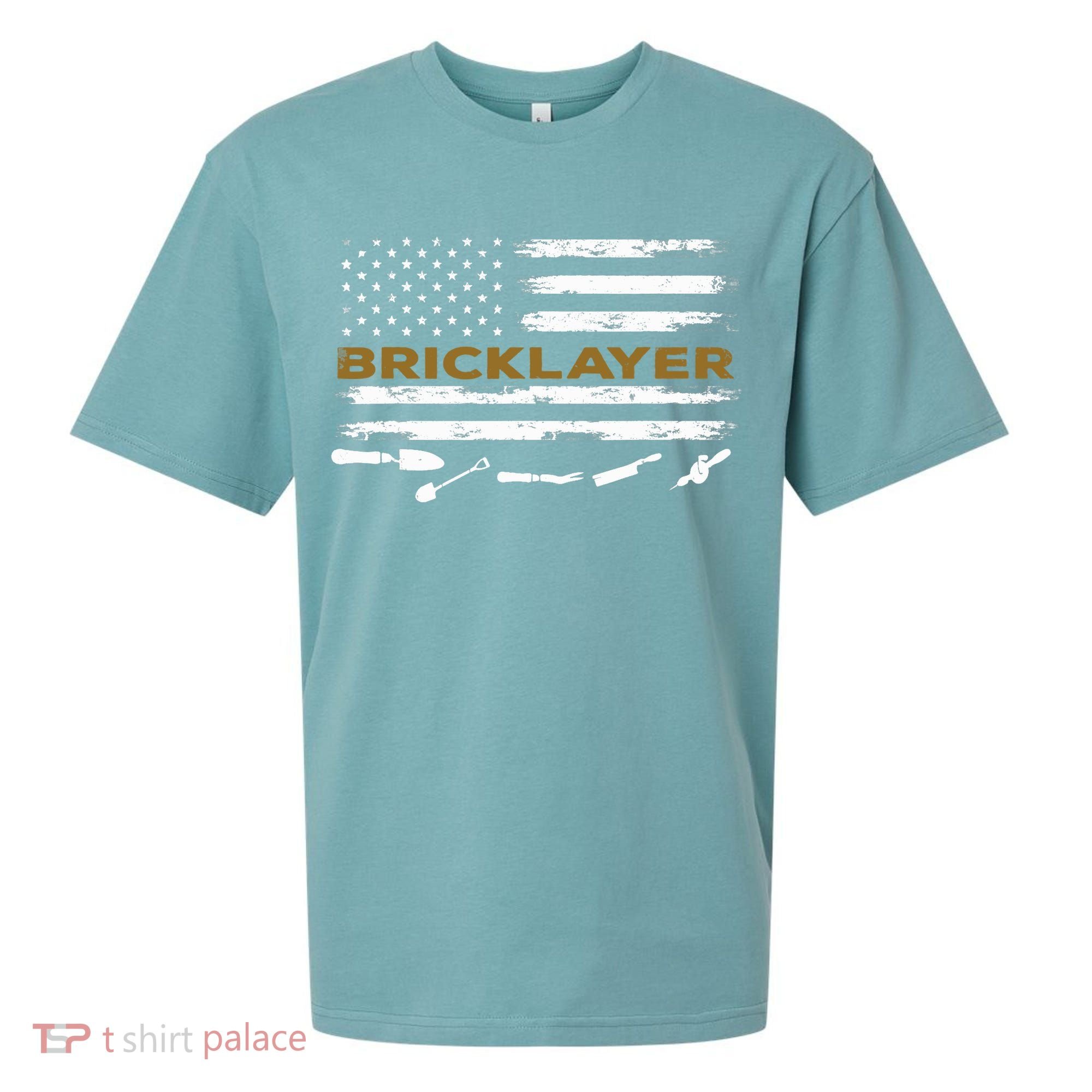 Brick Mason Funny Quote Bricklayer Masonry Construction US Sueded Cloud Jersey T-Shirt