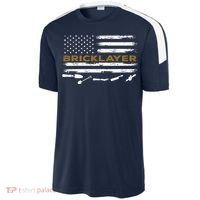 Brick Mason Funny Quote Bricklayer Masonry Construction US Sport-Tek Competitor United Soccer Jersey thumb 2