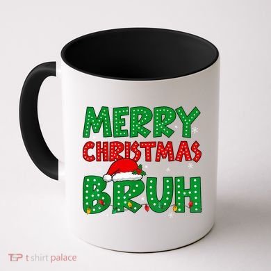 Bruh Meme Funny Saying Bro Greeting Teens Boy Christmas Coffee Mug