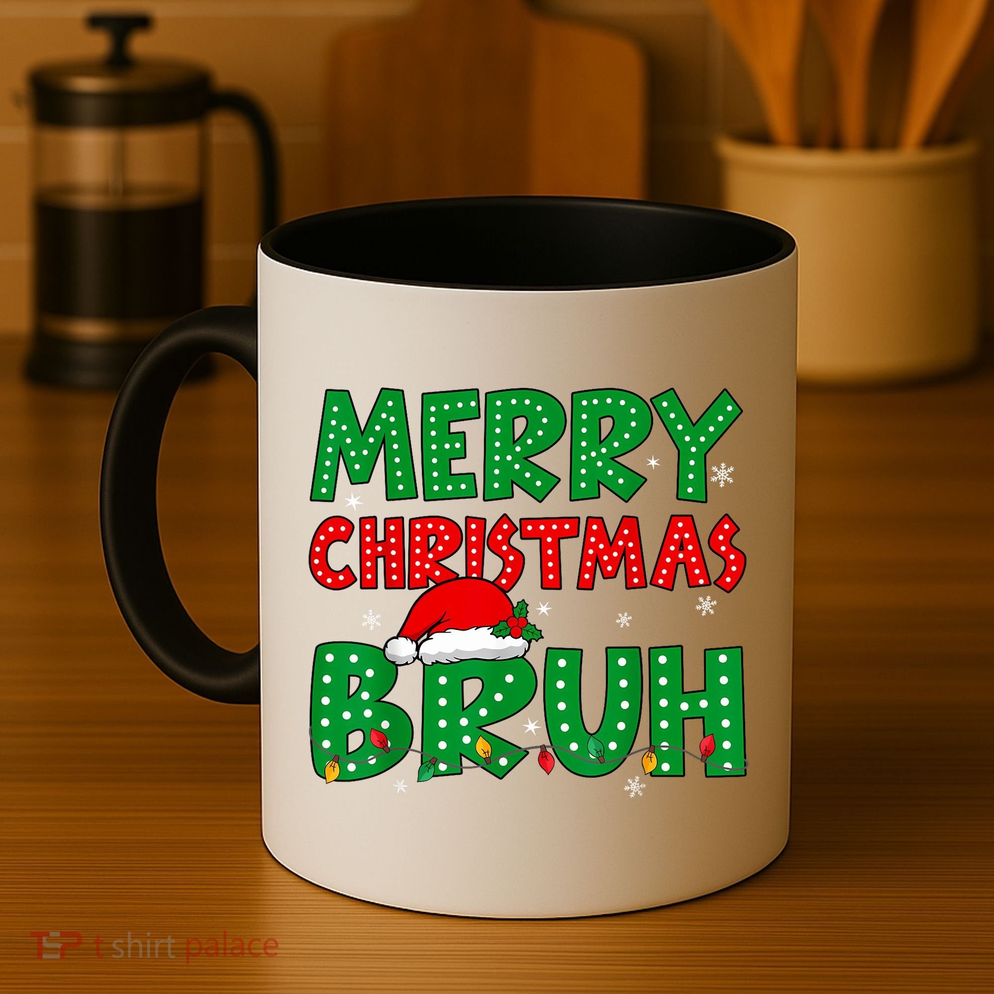 Bruh Meme Funny Saying Bro Greeting Teens Boy Christmas Coffee Mug