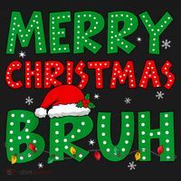Bruh Meme Funny Saying Bro Greeting Teens Boy Christmas Mousepad thumb 1