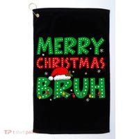 Bruh Meme Funny Saying Bro Greeting Teens Boy Christmas Golf Towel thumb 0
