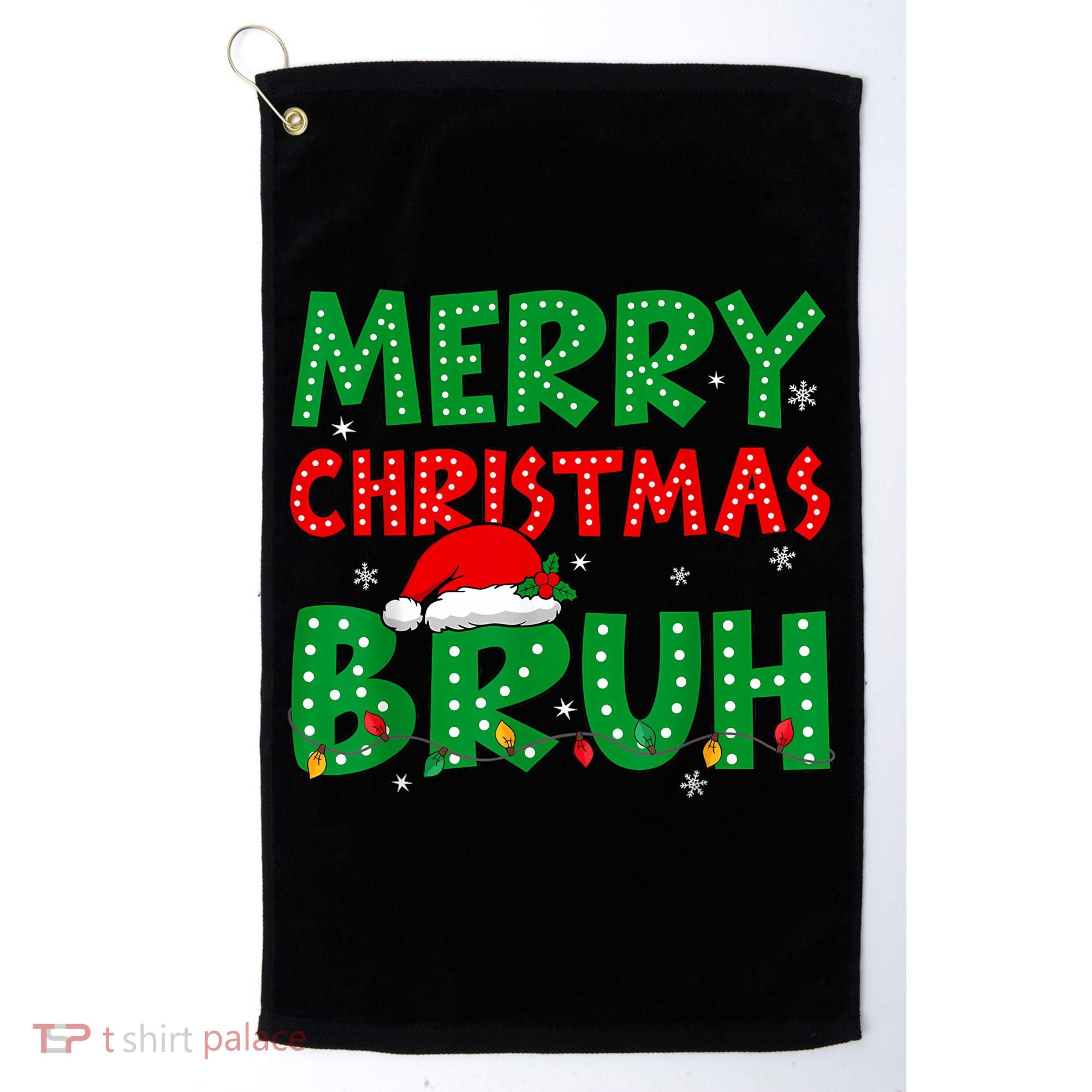 Bruh Meme Funny Saying Bro Greeting Teens Boy Christmas Golf Towel