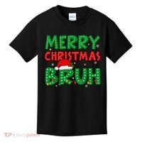 Bruh Meme Funny Saying Bro Greeting Teens Boy Christmas Kids T-Shirt thumb 0