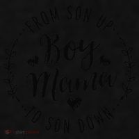 Boy Mama From Son Up To Sun Down MotherS Day Funny Mom Ladies PosiCharge Tri-Blend Wicking Tank thumb 2