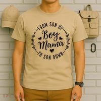 Boy Mama From Son Up To Sun Down MotherS Day Funny Mom T-Shirt thumb 6