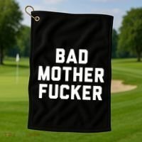 Bad Mother Fucker Golf Towel thumb 1