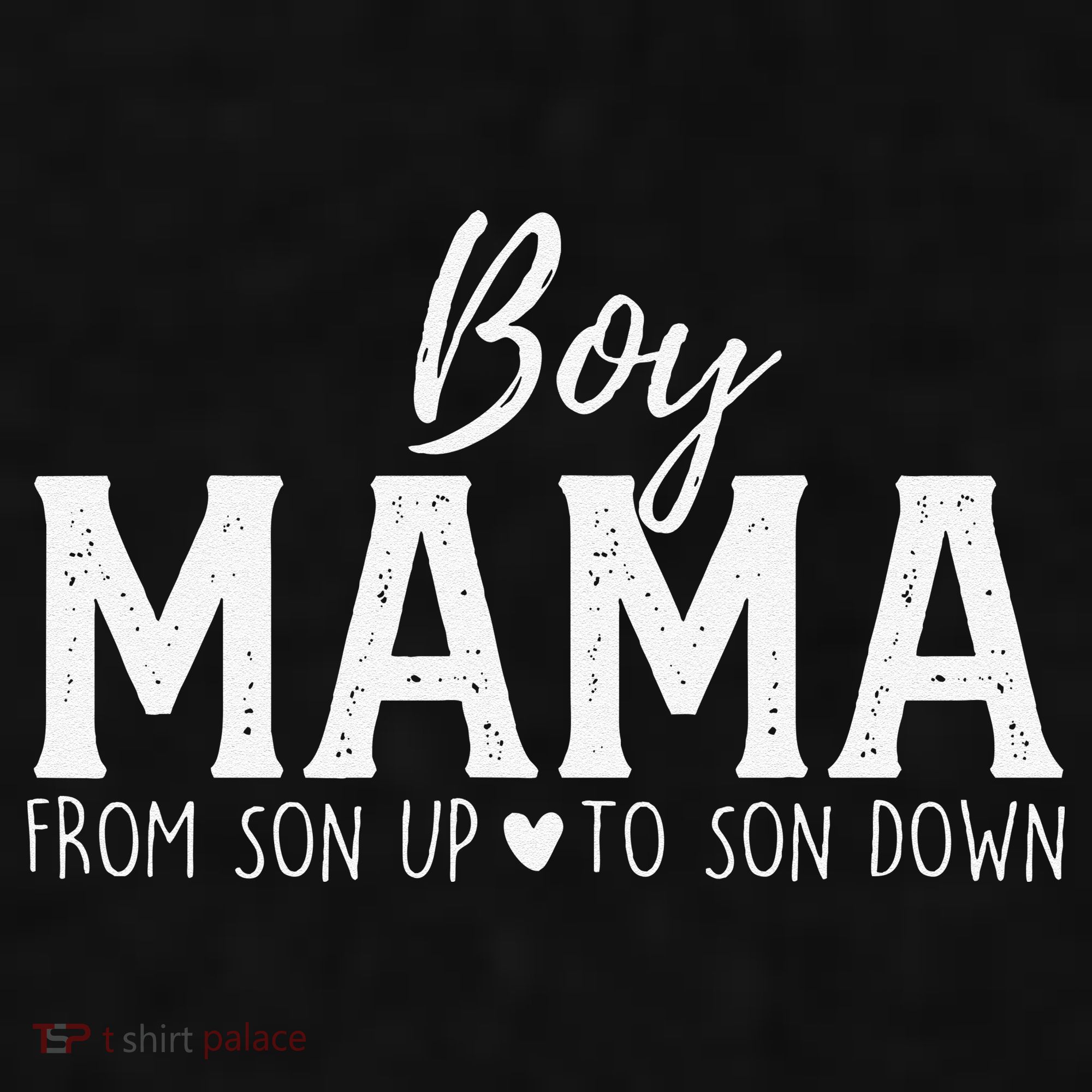 Boy Mama From Son Upto Son Down Funny MotherS Day Fun Mom Ladies PosiCharge Tri-Blend Wicking Tank