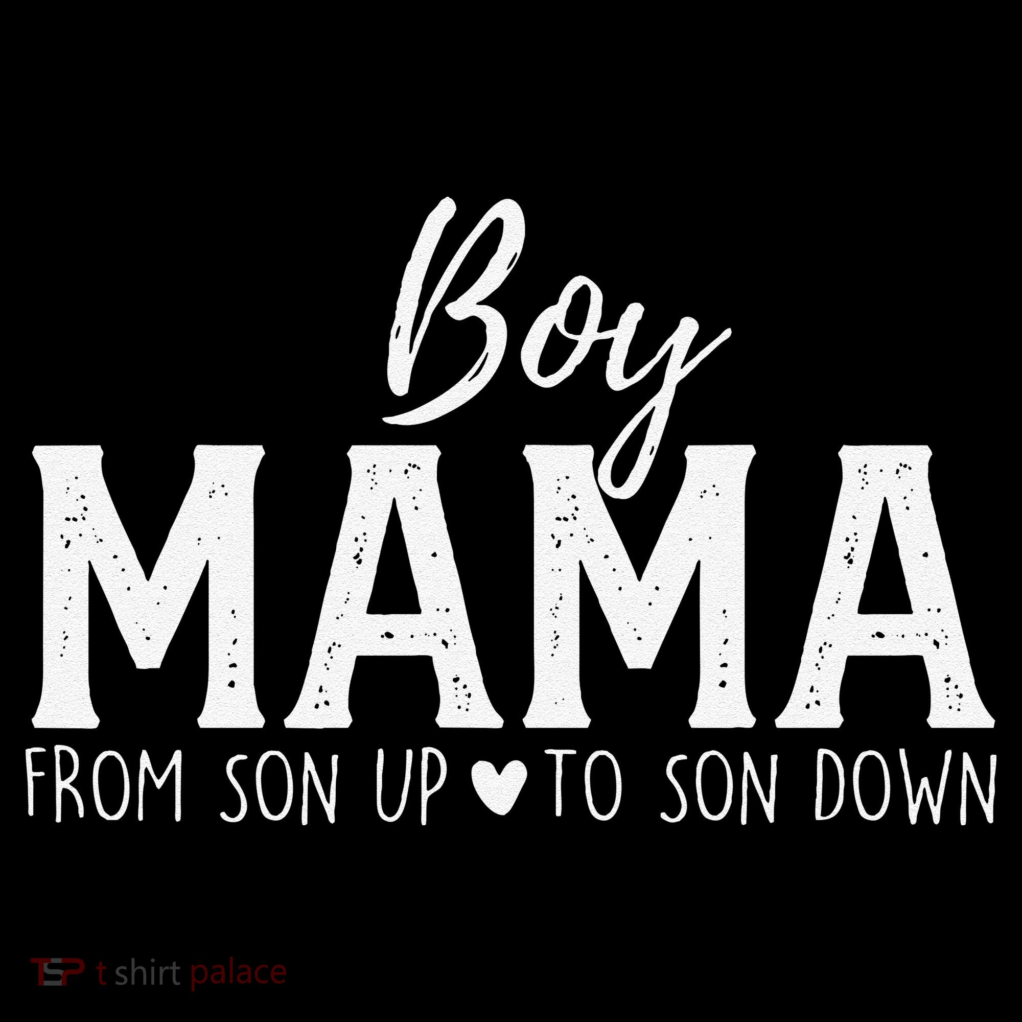 Boy Mama From Son Upto Son Down Funny MotherS Day Fun Mom Coffee Mug