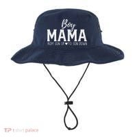 Boy Mama From Son Upto Son Down Funny MotherS Day Fun Mom Bucket Hat thumb 0