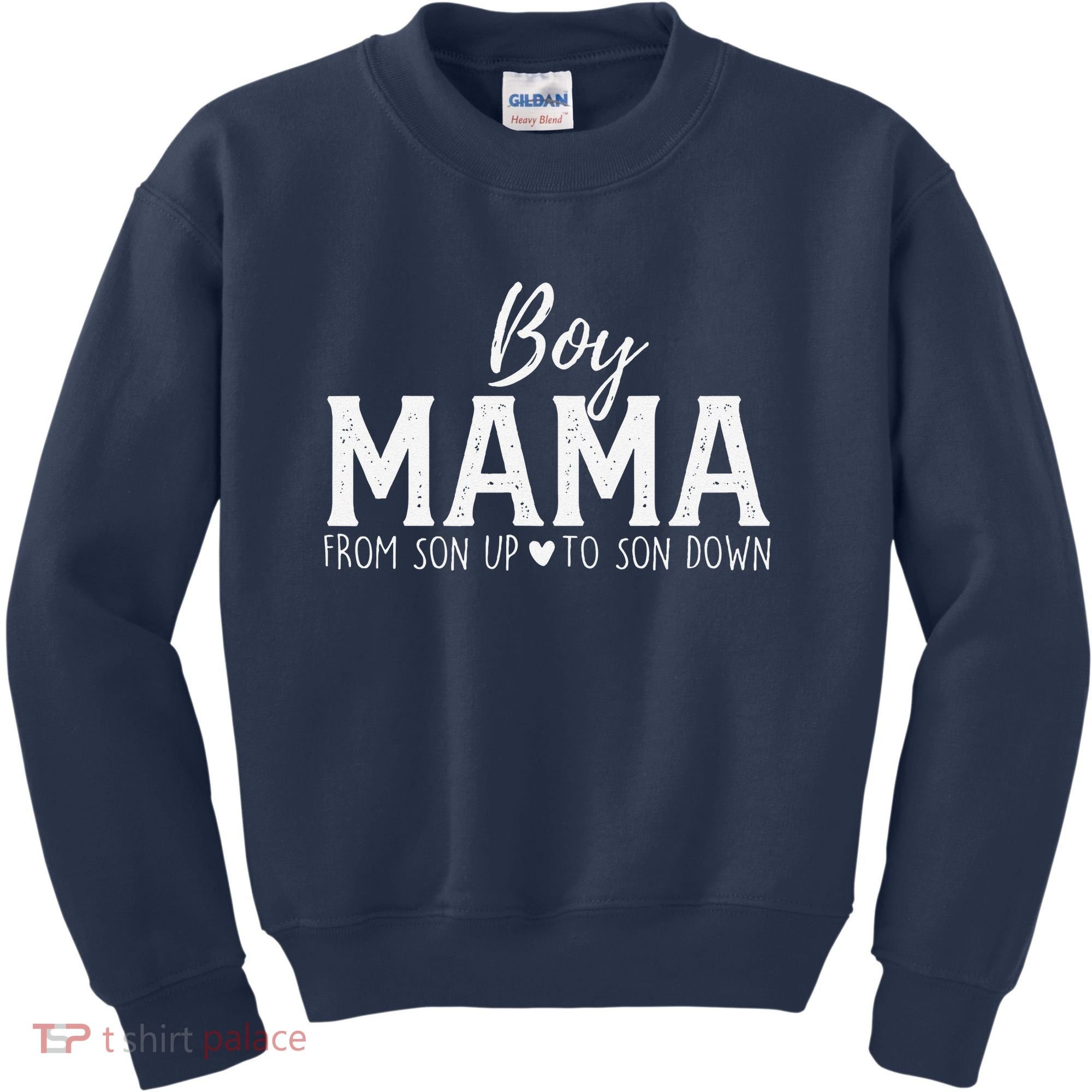 Boy Mama From Son Upto Son Down Funny MotherS Day Fun Mom Kids Sweatshirt