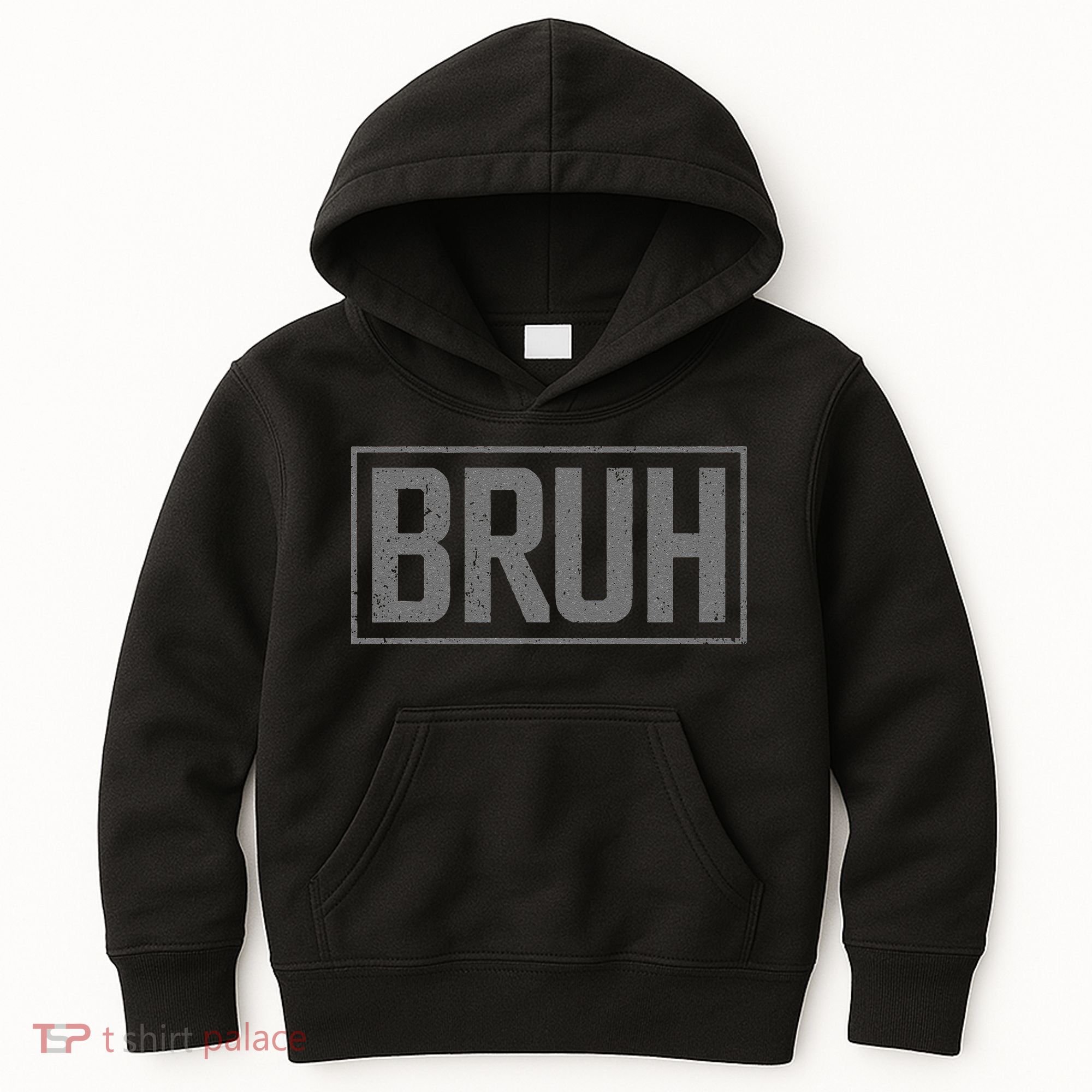Bruh Meme Funny Saying Brother Greeting Gifts Kids Hoodie