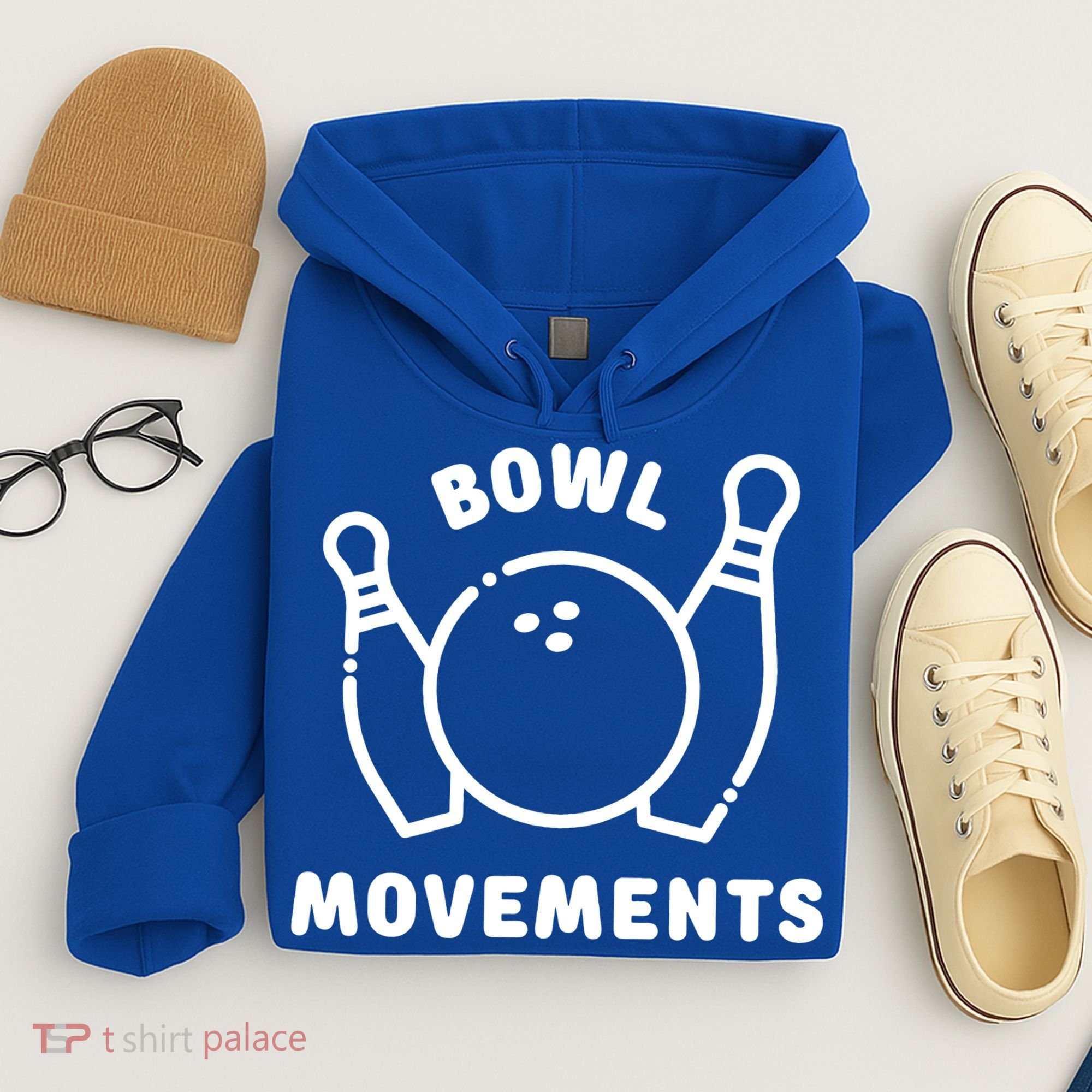 Bowl Movements Funny Bowling Team Hoodie