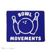 Bowl Movements Funny Bowling Team Mousepad thumb 0