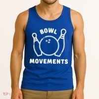Bowl Movements Funny Bowling Team Tank Top thumb 3