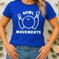 Bowl Movements Funny Bowling Team Women's T-Shirt thumb 2