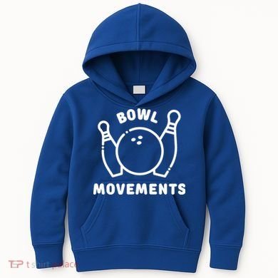 Bowl Movements Funny Bowling Team Kids Hoodie