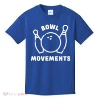 Bowl Movements Funny Bowling Team Kids T-Shirt thumb 0