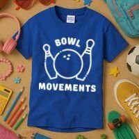Bowl Movements Funny Bowling Team Kids T-Shirt thumb 3
