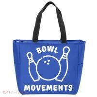 Bowl Movements Funny Bowling Team Tote Bag thumb 0