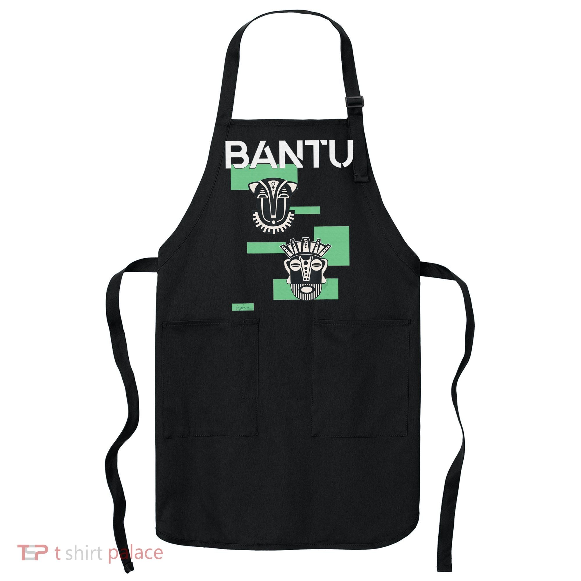 Bantu Mask funny African American Apron