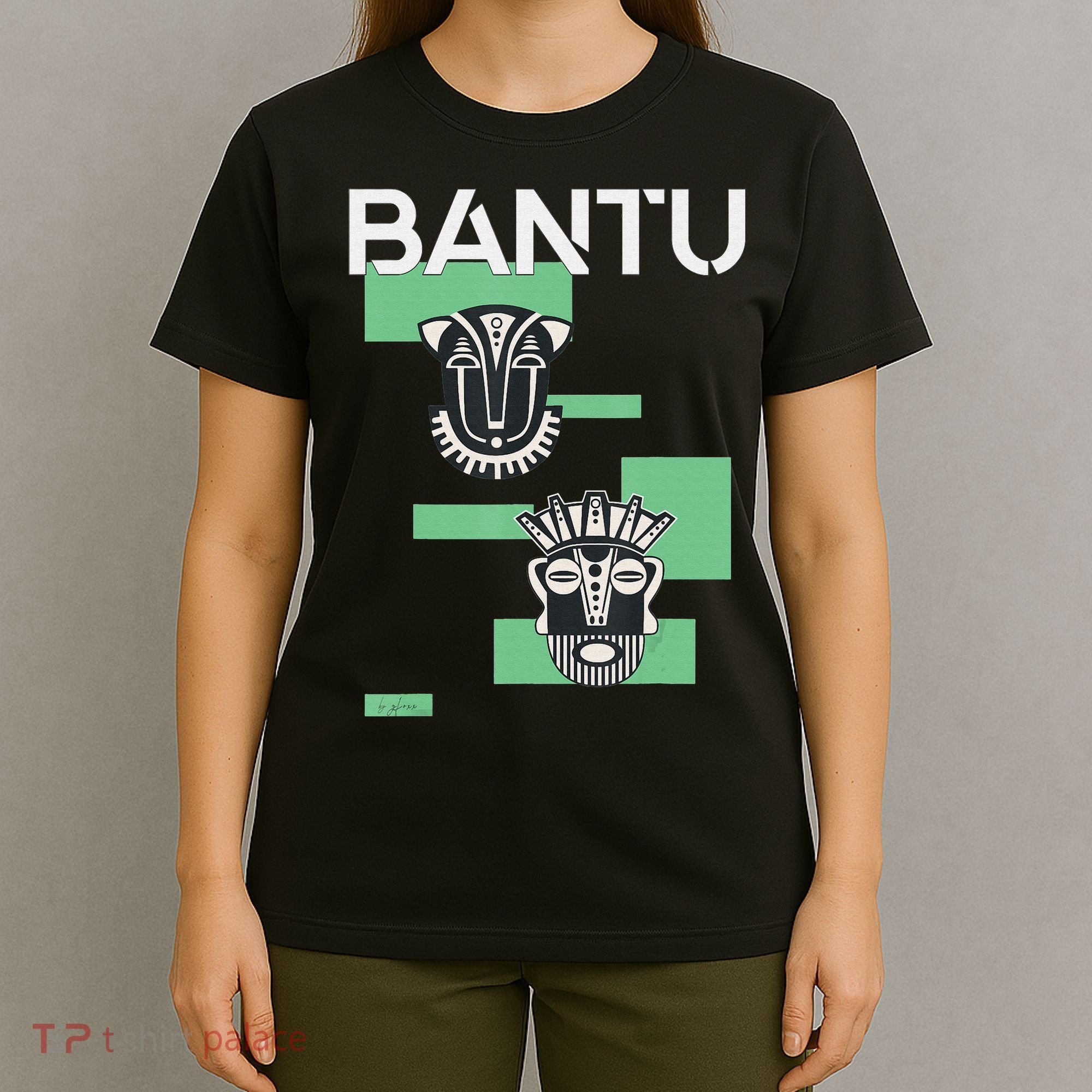 Bantu Mask funny African American T-Shirt