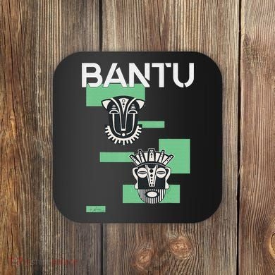 Bantu Mask funny African American Coaster