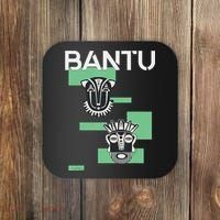 Bantu Mask funny African American Coaster thumb 0