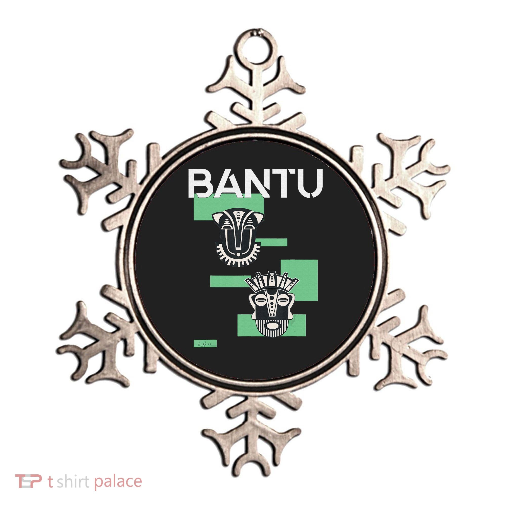 Bantu Mask funny African American Ornament