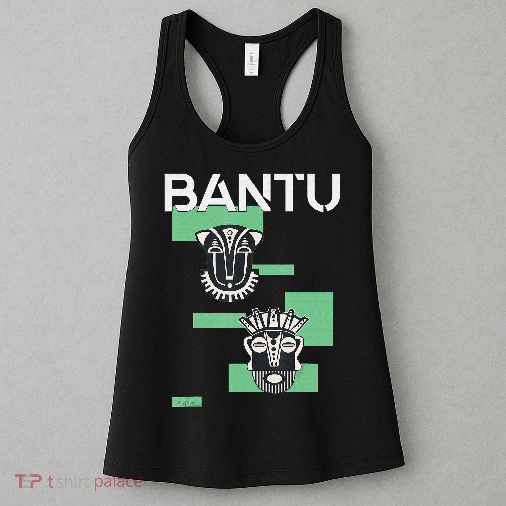 Bantu Mask funny African American Women's Tank Top