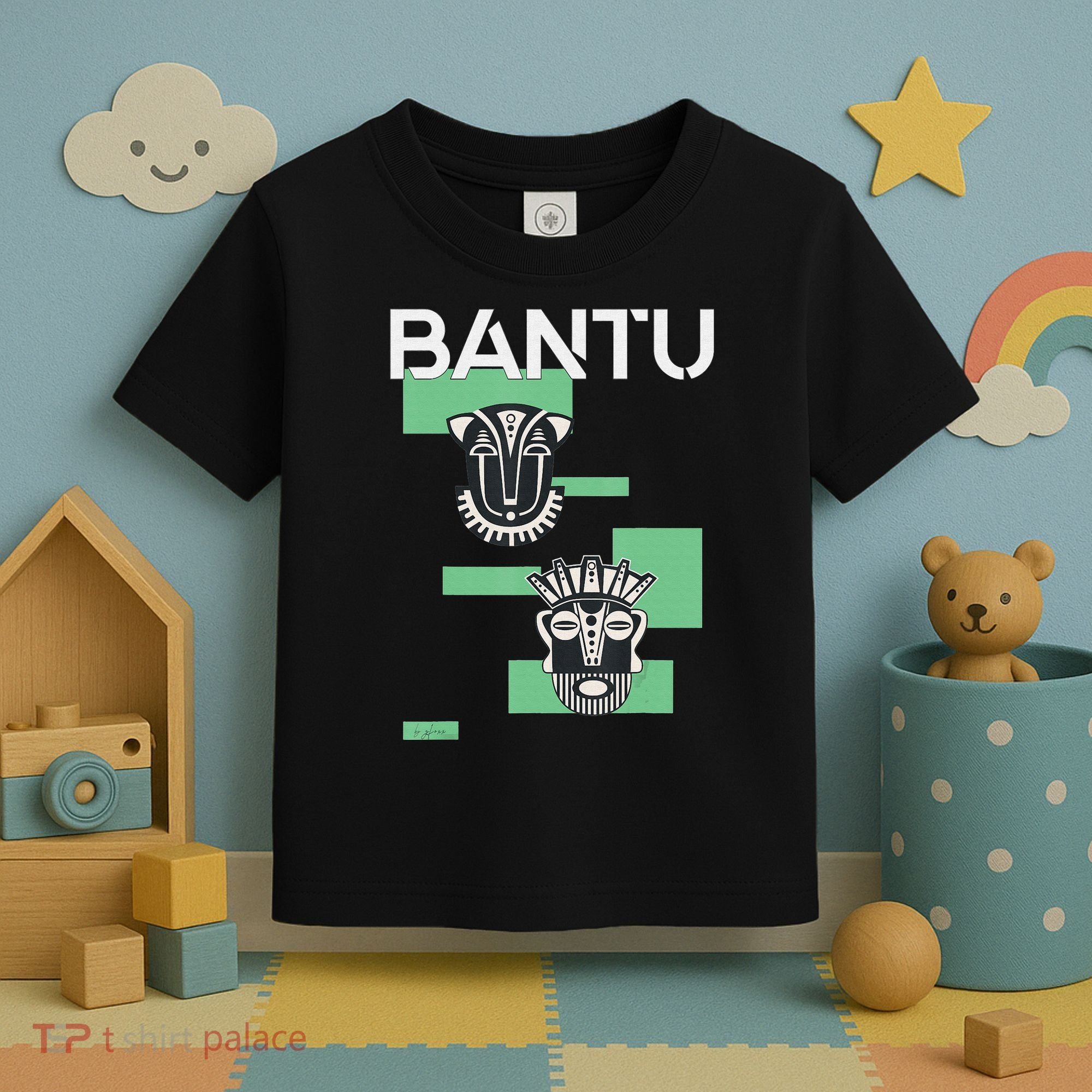 Bantu Mask funny African American Toddler T-Shirt