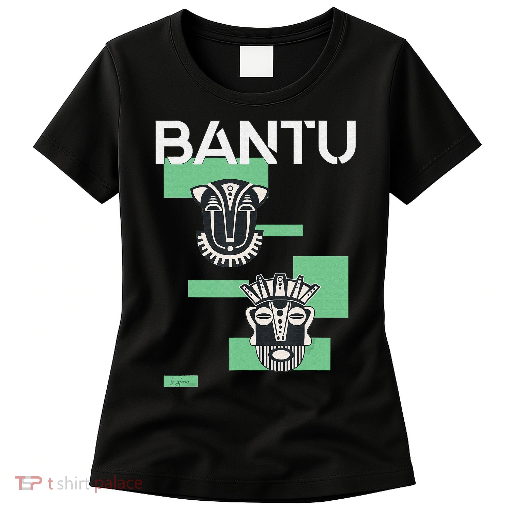 Bantu Mask funny African American Women's T-Shirt
