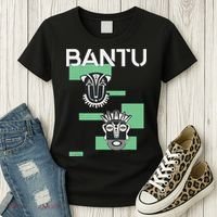 Bantu Mask funny African American Women's T-Shirt thumb 3