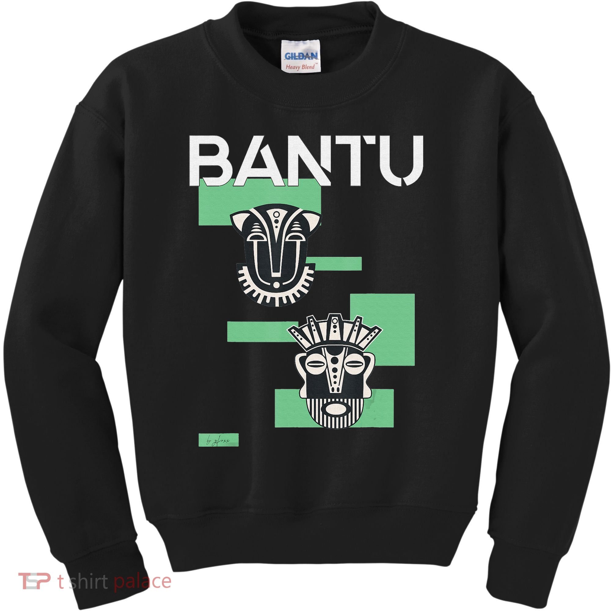 Bantu Mask funny African American Kids Sweatshirt